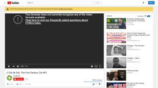
                            13. O Dia de Edu, The First Devboy: Dia #01 - YouTube