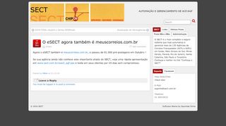 
                            3. O eSECT agora também é meuscorreios.com.br » SECT