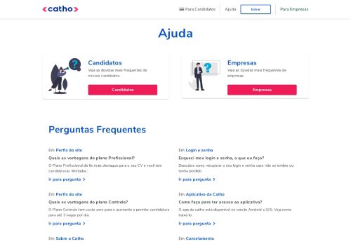 
                            1. O maior site de anúncios de empregos e currículos do Brasil - Catho