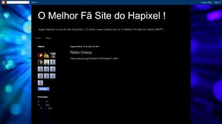 
                            13. O Melhor Fã Site do Hapixel !: Rádio Crazzy