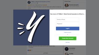 
                            4. O novo Yoble está no ar! Acesse... - YOBLE - Rede Social baseada no ...
