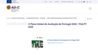 
                            10. O Plano Global de Avaliação do Portugal 2020 | PGA PT 2020 ...