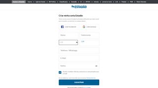 
                            5. O portal de notícias do Estado de S. Paulo - Estadão