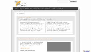 
                            5. O Portal - Portal Cronos - Compras Online - Google Sites