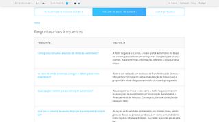 
                            11. O que é a Porto Seguro Conecta? - Perguntas mais frequentes