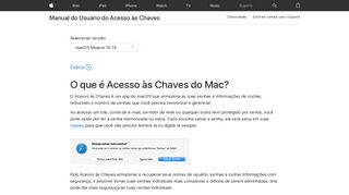 
                            3. O que é Acesso às Chaves do Mac? - Suporte da Apple