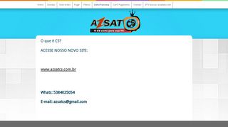 
                            11. O que é CS? - AZSat CS - CS para Azbox, Azamerica, Toconsat ...