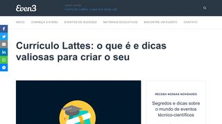 
                            8. O que é Lattes e qual a sua importância para o meio acadêmico ...