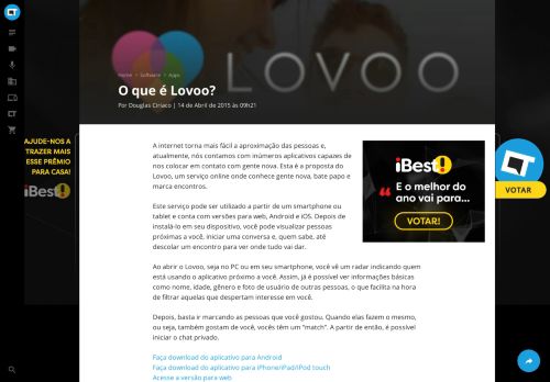 
                            13. O que é Lovoo? - Apps - Canaltech