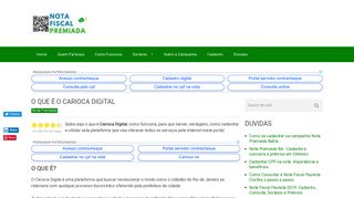 
                            11. O que é o Carioca Digital → Cadastro, Contracheque【CONSULTAR!】