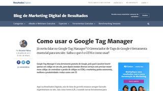 
                            5. O que é o Google Tag Manager e como usar o GTM