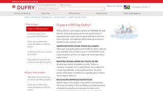 
                            12. O que é o RED by Dufry? – Dufry - Central de Atendimento