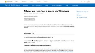 
                            11. O que fazer se você esquecer sua senha do Windows - Ajuda do ...