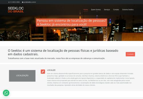 
                            1. O Seekloc é um sistema de localização de pessoas físicas e jurídicas ...