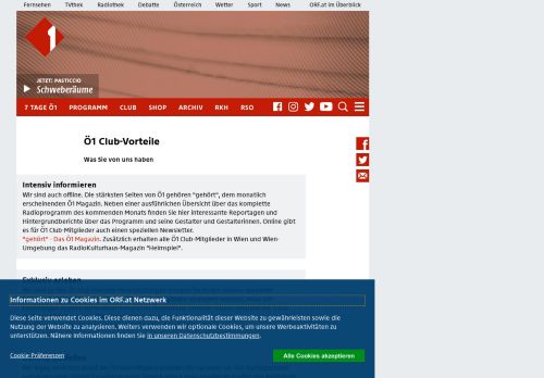 
                            4. Ö1 Club-Vorteile - oe1.ORF.at