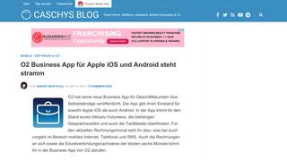 
                            13. O2 Business App für Apple iOS und Android steht stramm