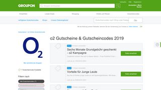 
                            9. o2 Deals Gutscheincodes & Rabattcodes im Februar 2019 - Groupon