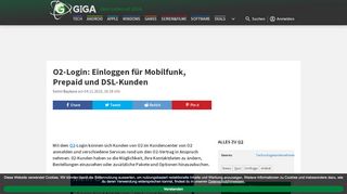 
                            11. O2-Login: Einloggen für Mobilfunk, Prepaid und DSL-Kunden – GIGA