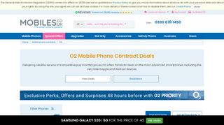 
                            8. O2 Mobile Contracts & Pay Monthly Deals | Mobiles.co.uk