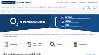 
                            11. O2 Mobile Phone Deals & Contracts | Carphone Warehouse