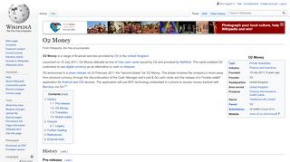 
                            5. O2 Money - Wikipedia