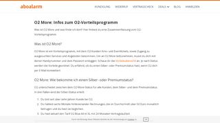
                            8. O2 More: Infos zum O2-Vorteilsprogramm - Aboalarm