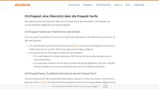 
                            9. O2-Prepaid: eine Übersicht über die Prepaid-Tarife - Aboalarm