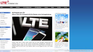 
                            5. O2 Prepaid mit LTE: Vergleich und Test - LTE-Anbieter.info