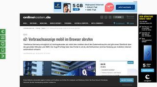 
                            7. o2: Verbrauchsanzeige mobil im Browser abrufen - Onlinekosten.de