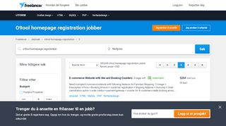 
                            9. O9ool homepage registration Jobber, ansettelse | Freelancer