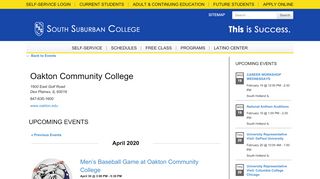 
                            9. Oakton Community College - South Suburban College