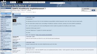 
                            6. ÖAMTC-Kreditkarte empfehlenswert ? - Forum - overclockers.at