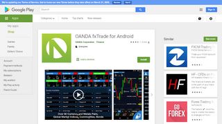 
                            5. OANDA fxTrade for Android – Apps no Google Play