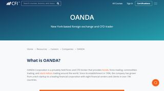 
                            11. OANDA - Overview, Products and Services, Trading Platforms