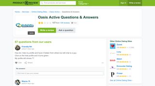 
                            6. Oasis Active Questions - ProductReview.com.au