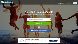 
                            2. Oasis Dating | Free Dating. It's Fun. And it Works.