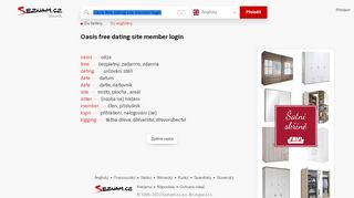 
                            11. Oasis free dating site member login překlad z angličtiny do češtiny ...