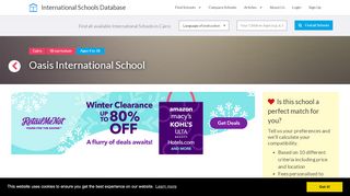 
                            10. Oasis International School: Useful info for parents