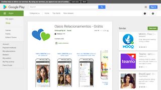
                            4. Oasis Relacionamentos - Grátis – Apps no Google Play