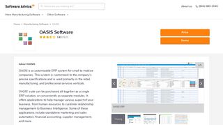 
                            7. OASIS Software - 2019 Reviews, Pricing & Demo