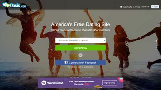 
                            3. Oasis.com | Free Dating. It's Fun. And it Works.