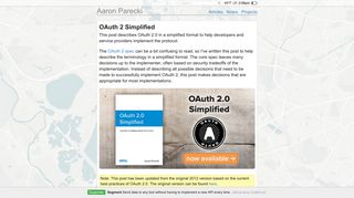 
                            11. OAuth 2 Simplified • Aaron Parecki