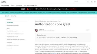 
                            6. OAuth 2.0 clients in Java programming, Part 3: Authorization code grant