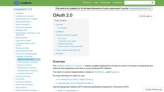 
                            8. OAuth 2.0 | LoopBack Documentation