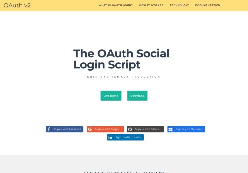 
                            3. Oauth Login System for Facebook, Google, Microsoft, Github and Google