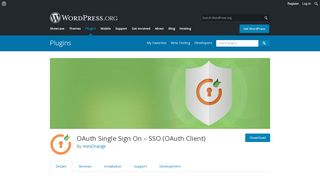
                            8. OAuth Single Sign On – SSO (OAuth client) | WordPress.org
