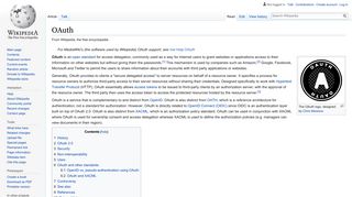 
                            11. OAuth - Wikipedia