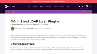 
                            7. OAuth2 and LDAP Login Plugins | Grav
