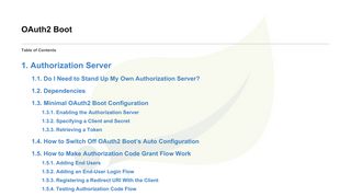 
                            8. OAuth2 Autoconfig - Spring