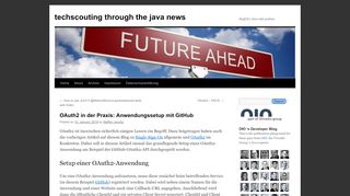 
                            4. OAuth2 in der Praxis: Anwendungssetup mit GitHub | techscouting ...